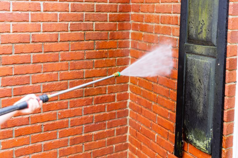 Brick Home Power Washing Service
